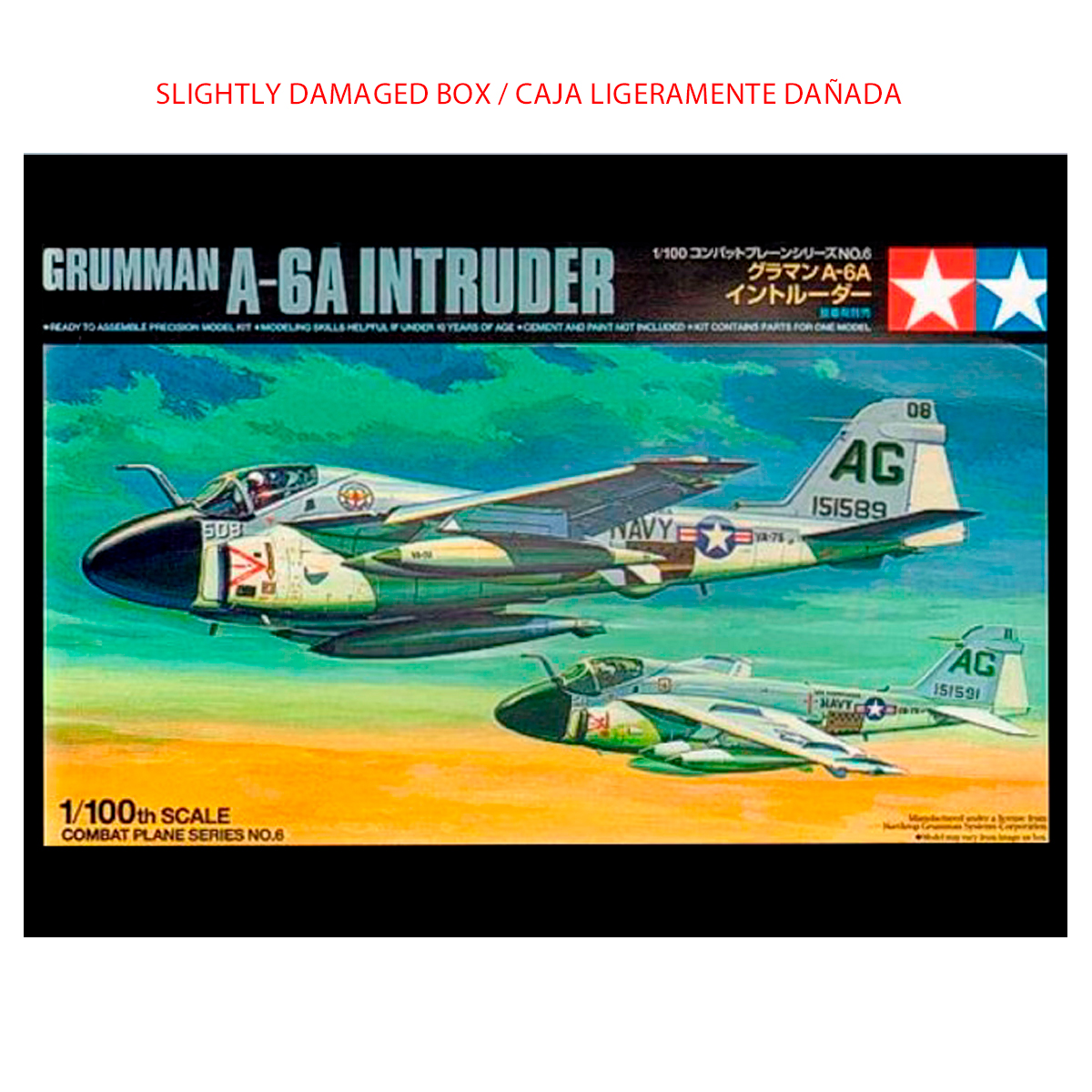 1/100 Gumman A-6A Intruder (Slightly damaged box)