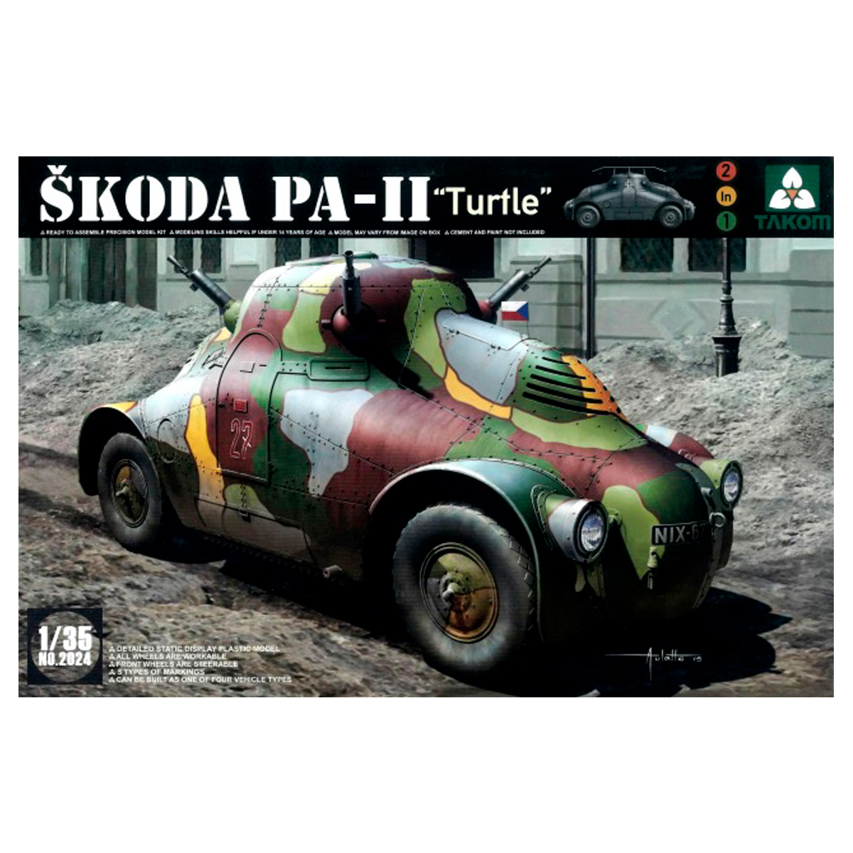 1/35 SKODA PA-II «Turtle»