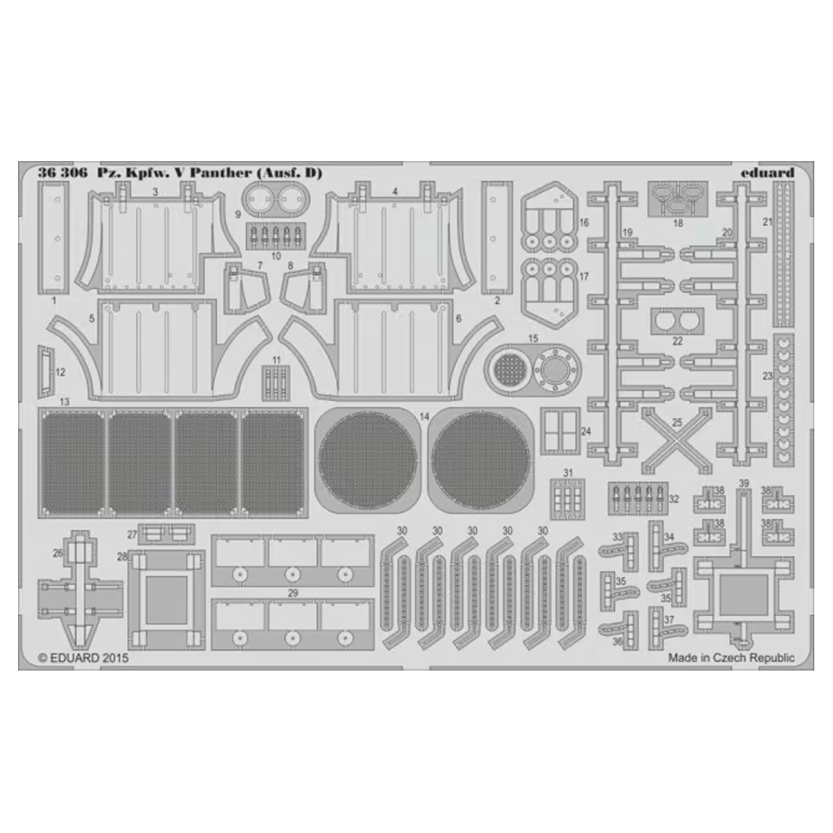 Eduard 1/35 Pz.Kpfw.V Panther Ausf.D for Zvezda