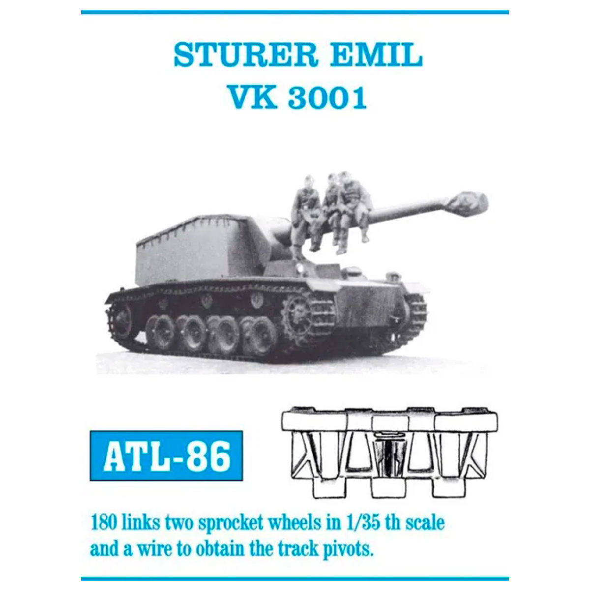 Friulmodel 1/35 «Sturer Emil» Track Links