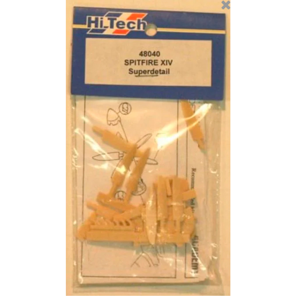 Hi-Tech 1/48 SPITFIRE MK. XIV Superdetail